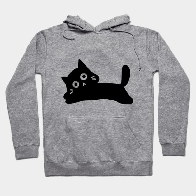 My Body Says Nope - Funny Lazy Cat Gift Hoodie by Nahlaborne